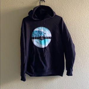 Santa Cruz black hoodie